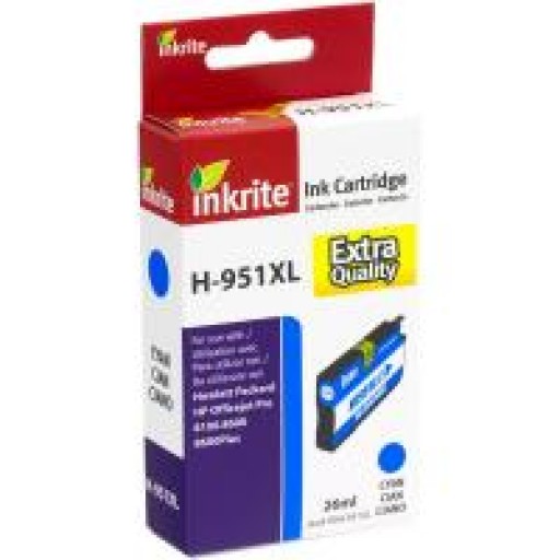 HP 951XL Remanufactured - HP CN046A 951XL - HIGH CAPACITY Compatible Inkjet Cartridge - CYAN