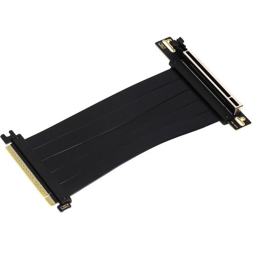 GameMax PCIe 4.0 174mm Extension Riser Cable for GPU Vertical Orientation - Black