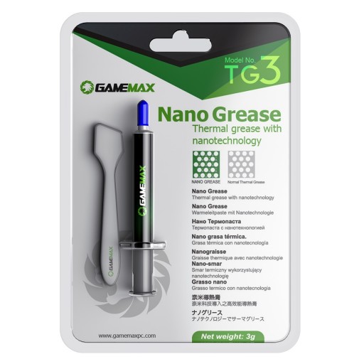 GameMax TG3 Performance Thermal Paste - 3G For CPU - GPU - PC