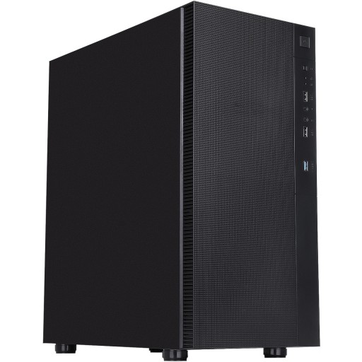 CiT Silent ES PC Gaming Mid Tower PC Case with 2 x 120mm PWM Cooling Fans & Sound Dampening