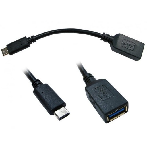 Maxam Type C to USB3.0 (F) Sync and Charge Cable - 15cm