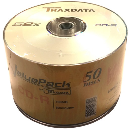 Traxdata ValuePack 52x CD-R in 50 Pack