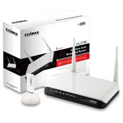 Edimax WK-2080 WiFi N-lite 150Mbps Router and USB "n" Wireless Adaptor Bundle - Retail