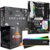 AMD Ryzen Upgrade Bundle: Ryzen 5 5500 Six Core CPU, Asrock B450 Steel Legend Motherboard & Adata Spectrix RGB DDR4 16GB 3600MHz (2x8GB)