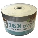 Arita White Full Face Inkjet Printable 16x DVD-R in 50 Pack