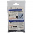 Evo Labs Black Cable Ties 100 x 2.5mm 100 Pack