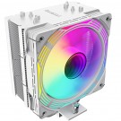 GameMax Ice Force White CPU Cooler With 120mm PWM ARGB Infinity Fan 4 x 6mm Heat Pipes TDP 200W