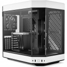 HYTE Y60 White / Black 3 Piece Tempered Glass Dual Chamber Mid-Tower ATX Case