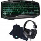 Game Max Raptor RGB Gaming Kit with Keyboard, Mouse, Headset & Mouse Mat