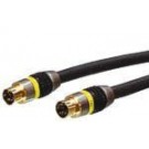 HQ Gold Plated SVHS Plug to SVHS Plug Cable (1.5m) - Retail