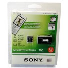 Sony MS-A8GU2 8GB Memory Stick Micro (M2) Media with USB Adapter - Retail