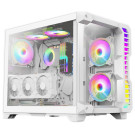 TechTribe Android X White, Intel Core i7, 32GB DDR4 3600MHz, RTX 4060 Ti Gaming Cube PC