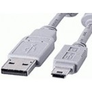 USB A Plug to Mini B (4 Pin) - 2 Metre (AK-670M)