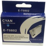 Epson E-T0802 Compatible Ink Cartridge - CYAN