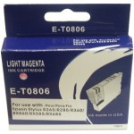 Epson NEW BLUE BOXED E-T0806-V.4 Compatible Ink Cartridge (LIGHT MAGENTA) - R265, R285, R360, RX's etc.