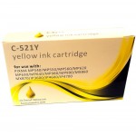 Canon C-521Y Ink WITH CHIP for Canon MP620 MP630 MP540 iP4600 iP3600- CLI-521Y - 13.5ml YELLOW