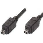 FireWire 4-pin to 4-pin - 1.8 Metre Length (AK-1394-1844)