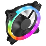 Rainbow Ring 12cm / 120mm Cooling Fan, 4pin Molex, 3pin OEM