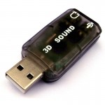 Dynamode External USB Stereo Sound Card - USB-SOUNDCARD2.0