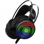 Game Max G200 RGB Noise Cancelling Gaming Stereo Headset and Microphone - RGB / Black