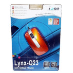 Ione Lynx Q23 Camel Gold (Orange) PS2/USB 3 Button Optical Minimouse - Retail