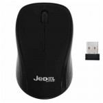 Jedel W920 1000 DPI Nano USB Wireless Optical Mouse - Black