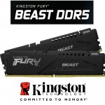 Kingston FURY Beast 32GB (2x 16GB) 5200MHz CL40 DDR5 Memory Kit