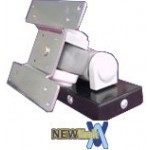 NEWlink Deluxe Flush Mounting 14" to 19" TFT TV / Monitor Wall Bracket - BLACK