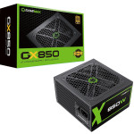 GameMax GX850W Fully Modular 80 Plus Gold Rated Black Power Supply with 120mm FDB Fan