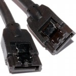 Digitalpromo SATA III Cable 6Gbps Locking Plug to Plug High Speed Cable - 45cm - Black