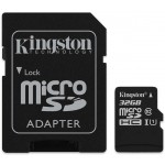 Kingston SDCS 32GB Micro SD Canvas Class 10 UHS-I Memory Card with SD Adapter