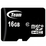 Team 16GB Micro SDHC Class 10 Flash Card with Adapter