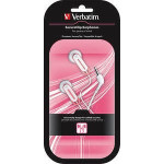 Verbatim 41828 Secure Clip Ear Phones (PINK & WHITE)
