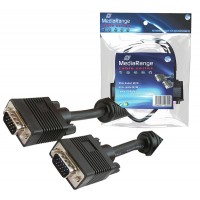 MediaRange MRCS106 SVGA Male to Male Extension Cable - 5 Metre Length