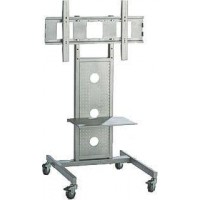 Brateck TV Trolley Stand, with 1 Shelf, up to 50" Screen Load Capacity 50kgs - PAVS102