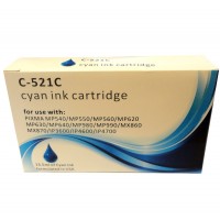 Canon C-521C Ink WITH CHIP for Canon MP620 MP630 MP540 iP4600 iP3600- CLI-521C - 13.5ml CYAN