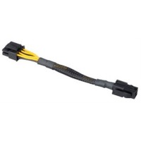 Akasa AK-CBPW10-15BK 4-Pin to 8-Pin CPU Motherboard Power Cable Convertor - 15cm
