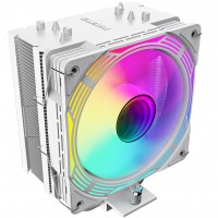 GameMax Ice Force White CPU Cooler With 120mm PWM ARGB Infinity Fan 4 x 6mm Heat Pipes TDP 200W