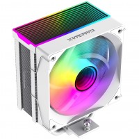 GameMax Sigma 550 White ARGB CPU Cooler With 120mm PWM ARGB Infinity Fan 5 x 6mm Heat Pipes TDP 220W