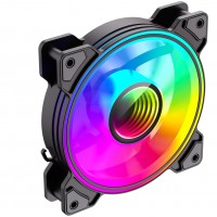 GameMax Infinity 120mm ARGB Dual-Ring Black Case Cooling Fan