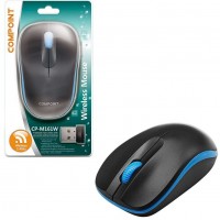 Compoint Wireless Optical 2.4Ghz Office & Gaming Mouse 1600 DPI - Black & Blue