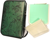 Digitalpromo Value Executive 100 Disc (GREEN WITH ATLAS PRINT) + FREE 40 Disc Carry Case