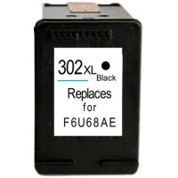 HP 302XL - F6U68AE - High Capacity Remanufactured Hewlett Packard 302XL BLACK Cartridge
