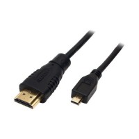 MediaRange MRCS146 HDMI to MICRO HDMI High Speed Cable in Black, 1.0 Metre - MediaRange MRCS146