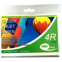 Neo Media Glossy 6x4 210gsm Photo Paper - 30 Sheets