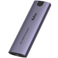 Netac External M.2 NVMe Enclosure / Caddy, USB 3.1 Gen2 Type-C Connection, USB A+C to USB-C Cable Inc.