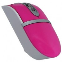 Perixx 404 3 Button Mini Optical 800dpi USB Mouse (PINK) - Retail