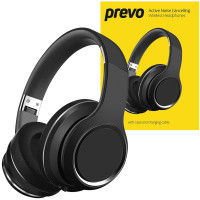 Prevo Active Noise Cancelling (ANC) Wireless Headphones with Bluetooth, A6-ANC