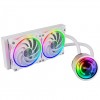 Akasa Soho 240mm Dawn Edition RGB AIO Liquid CPU Cooler - White