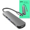 Prevo C605A USB Type-C 6-In-1 Hub / Station with HDMI & Multiple Connections